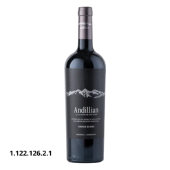 ANDILLIAN UNIQUE BLEND MALBEC/CABERNET/CABERNET FRANC/PETIT VERDOT 750 Ml.