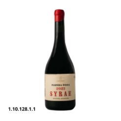 Partida Unica Syrah 750 Ml.